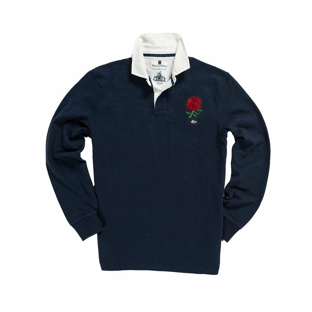 Black & Blue 1871 England 1871 Away Rugby Shirt