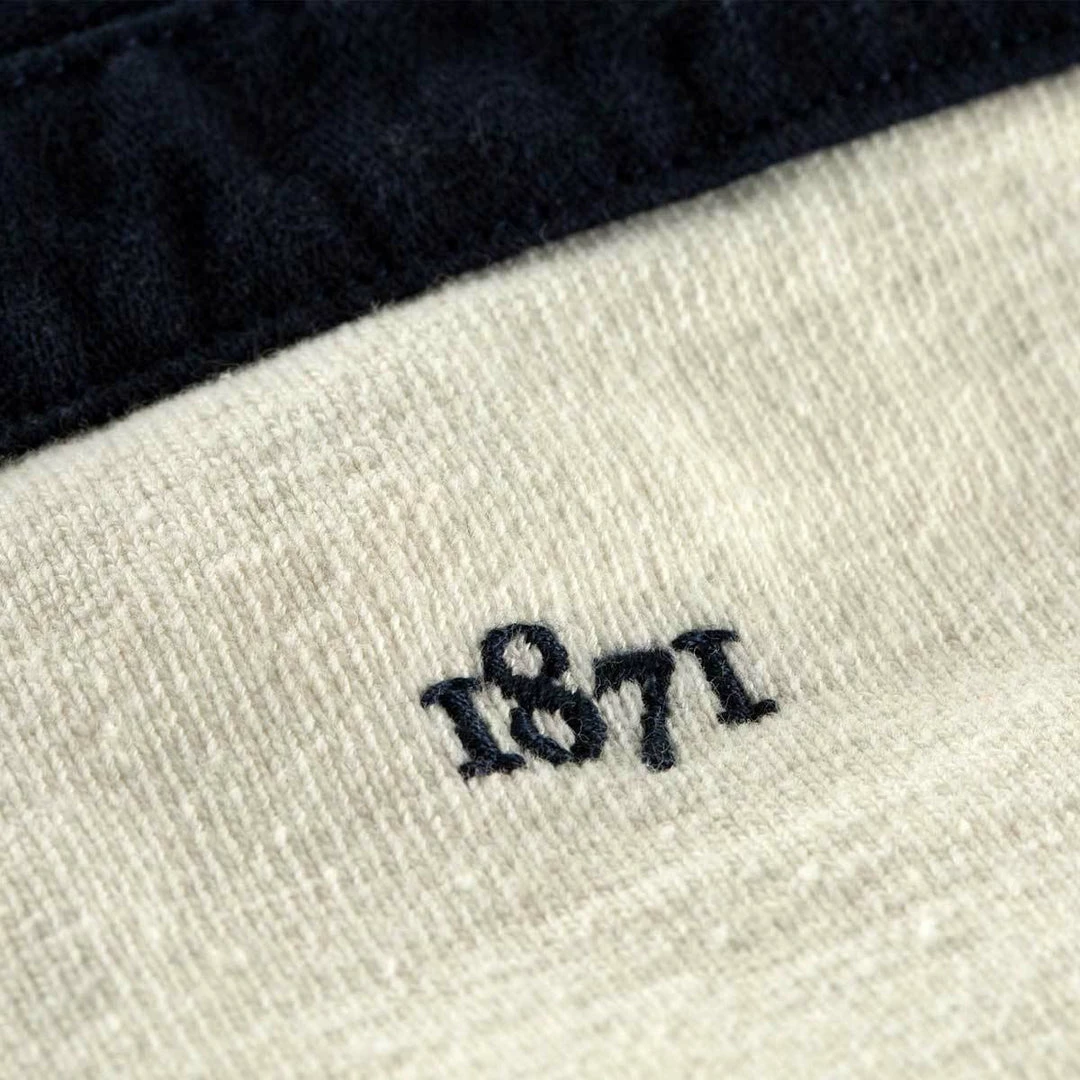 Black & Blue 1871 Clothing Queen's House 1871 Rugby Shirt