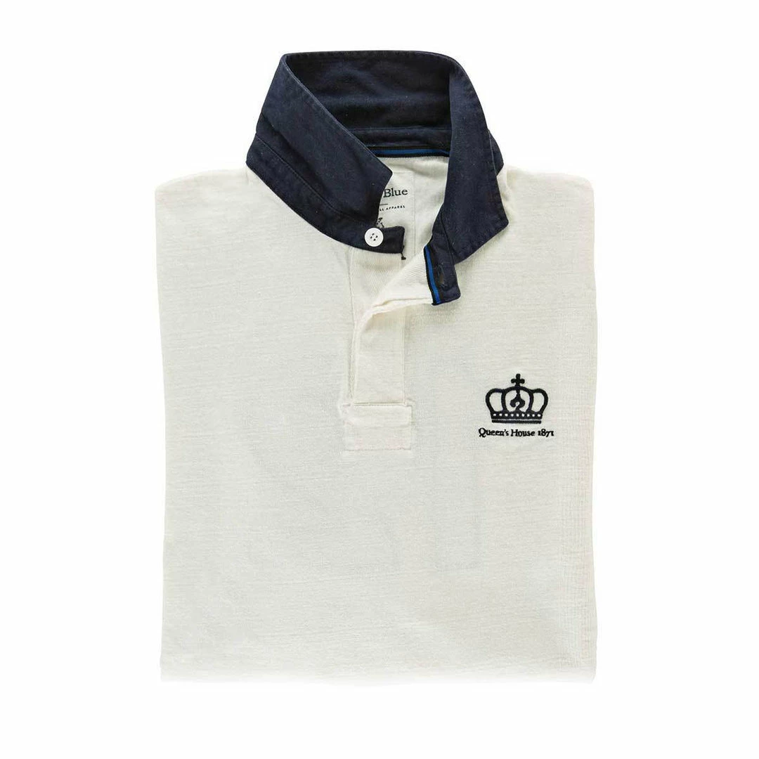 Black & Blue 1871 Clothing Queen's House 1871 Rugby Shirt