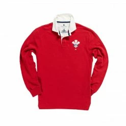 Black & Blue 1871 Clothing Wales 1881 Rugby Shirt