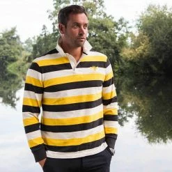 Black & Blue 1871 Wimbledon Hornets 1871 Rugby Shirt Clothing