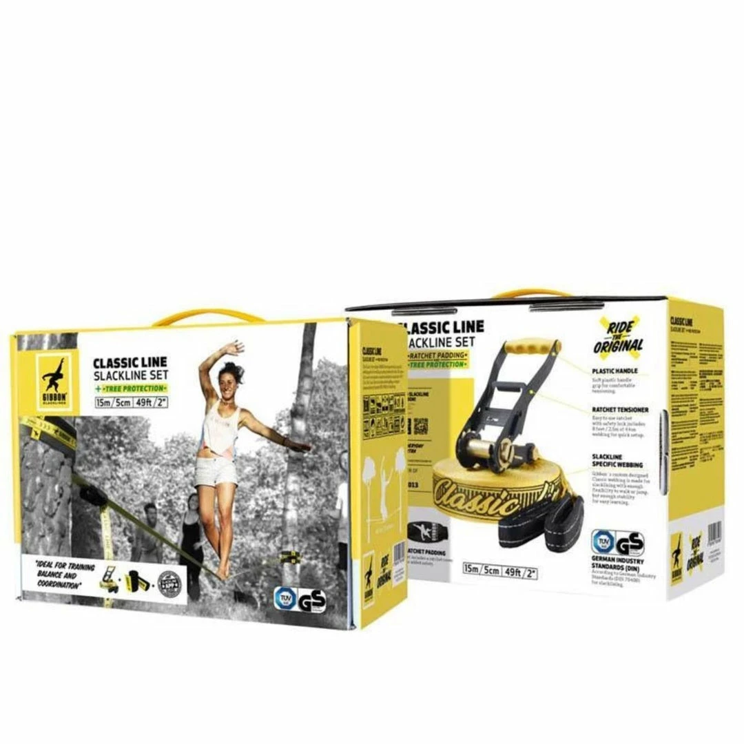 Gibbon Slacklines ClassicLine Treewear Set Skateboards & Slacklines