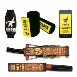 Gibbon Slacklines Skateboards & Slacklines TravelLine Treewear Set
