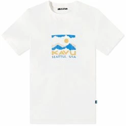 KAVU New Sticker Square Tee | Men's