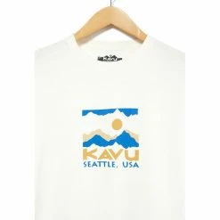 KAVU New Sticker Square Tee | Men's