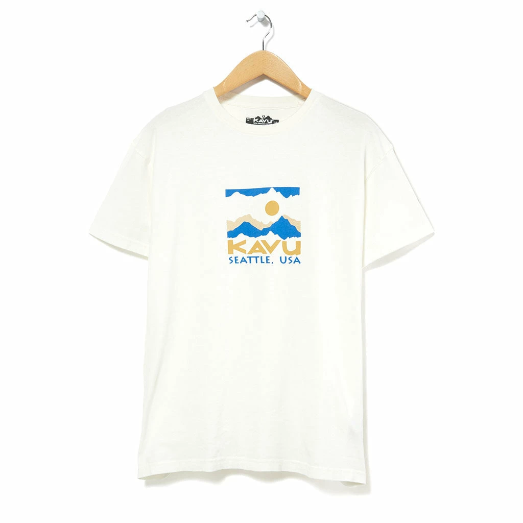 KAVU New Sticker Square Tee | Men's