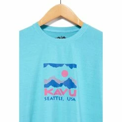 KAVU New Sticker Square Tee | Men's