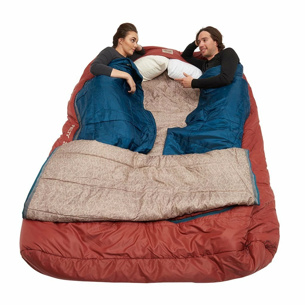 Kelty Tru.Comfort Doublewide 20°F Sleeping Bag Camping Kit