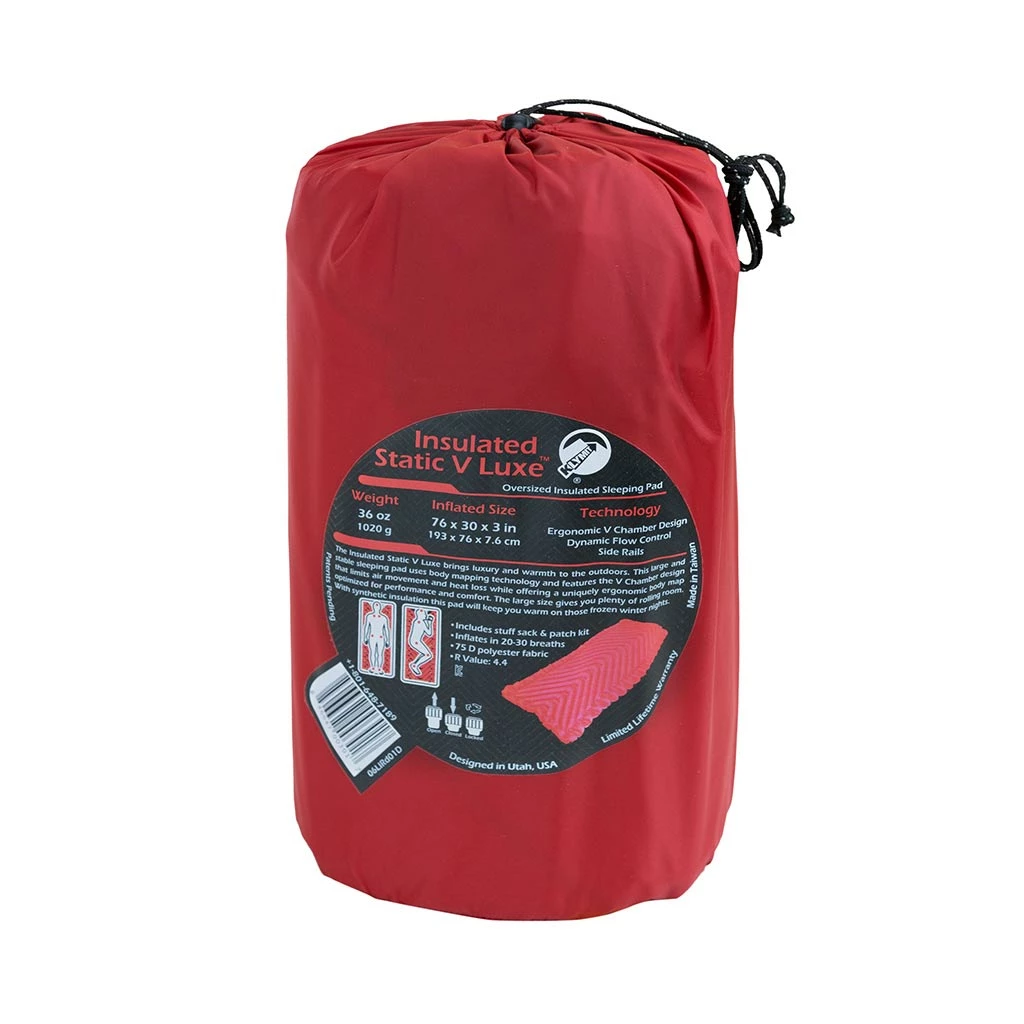 Klymit Insulated Static V Luxe Camping Mat Camping Kit