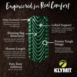 Klymit Camping Kit Static V Short Camping Mat