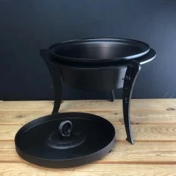 Netherton Foundry Home, Garden & Cooking Dutch Oven With Hot Coals Lid And Stand