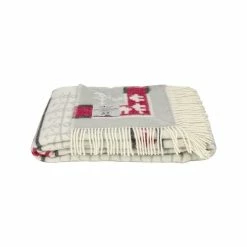 Öjbro Vantfabrik Ekshärad Kalk Wool Blanket