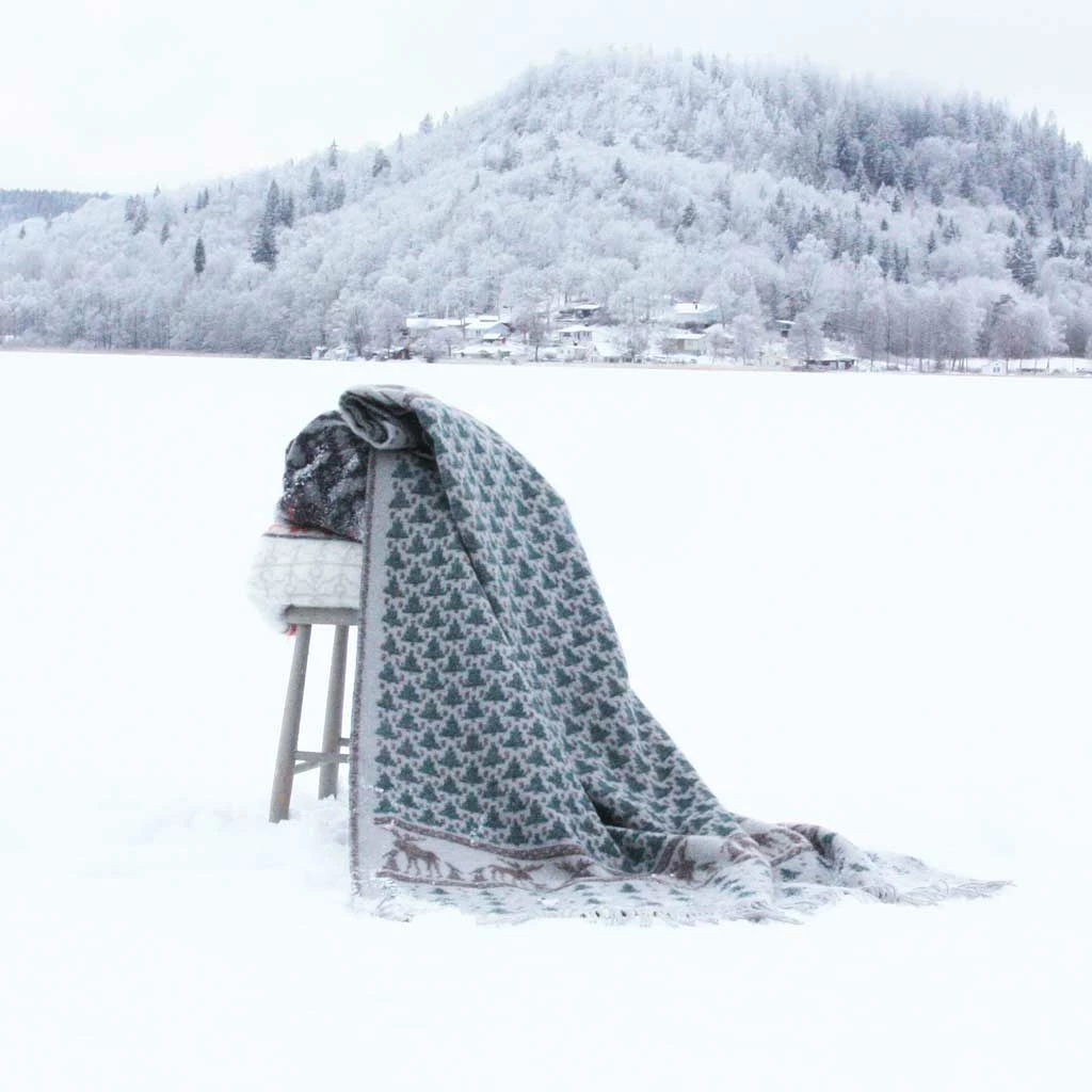 Öjbro Vantfabrik Skogen Wool Blanket