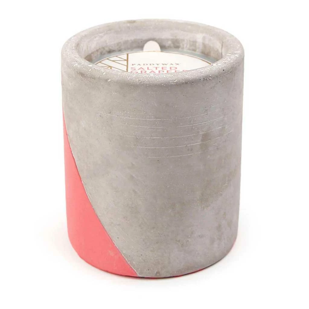 Paddywax Home, Garden & Cooking Urban Concrete Pot 12 Oz | Salted Grapefruit