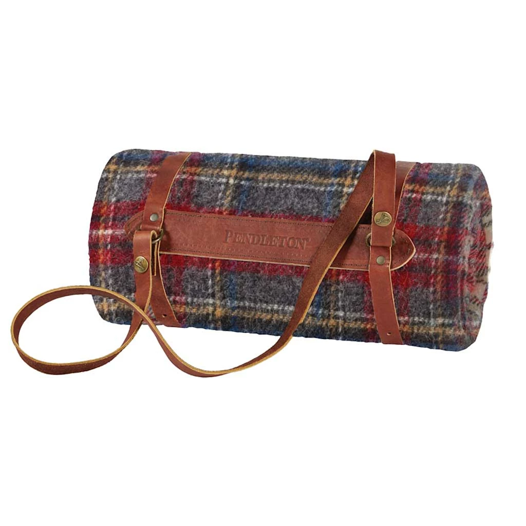 Pendleton New Motor Robe W/ Leather Carrier