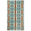 Pendleton Oversized Jacquard Spa Towel | Aqua