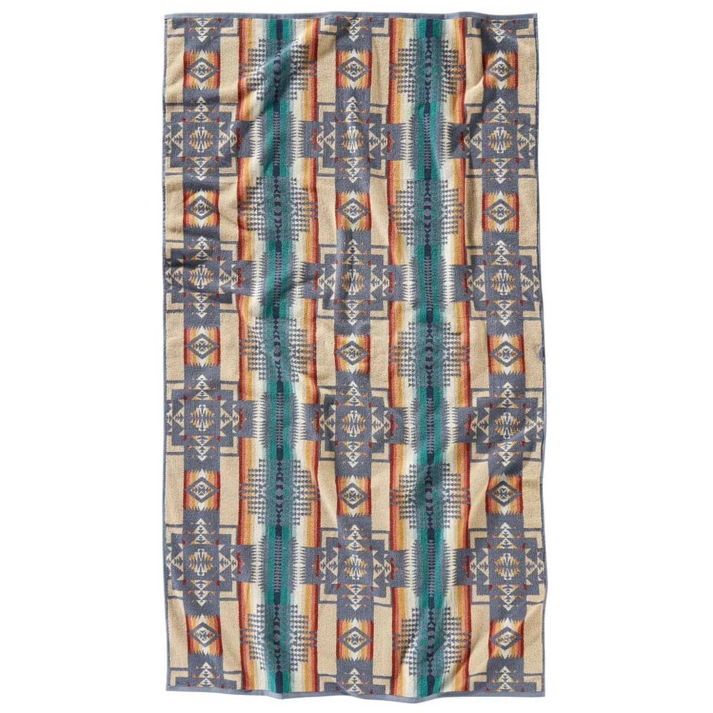 Pendleton Oversized Jacquard Spa Towel | Slate
