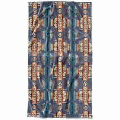 Pendleton Oversized Jacquard Spa Towel | Slate