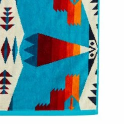 Pendleton Oversized Jacquard Spa Towel | Tucson Turquoise Home, Garden & Cooking
