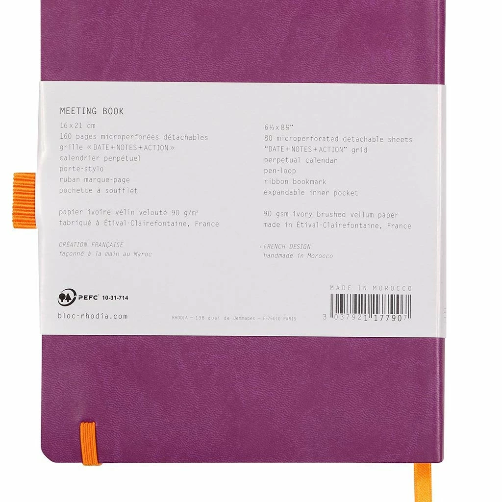 Rhodia Meeting Book
