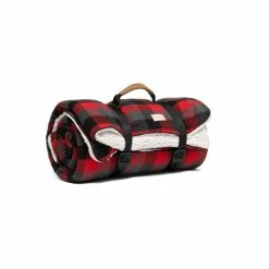 Rumpl Camping Kit Flannel Sherpa Blanket