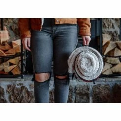 Rumpl Camping Kit Flannel Sherpa Blanket