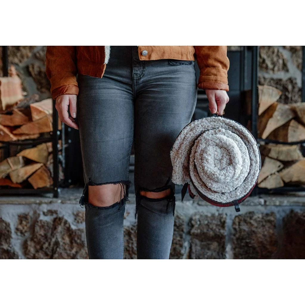 Rumpl Camping Kit Flannel Sherpa Blanket