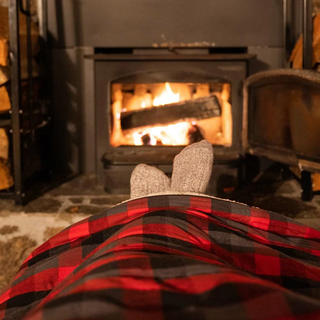 Rumpl Camping Kit Flannel Sherpa Blanket