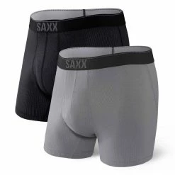 SAXX Underwear Quest Boxer Brief Fly | 2 Pack
