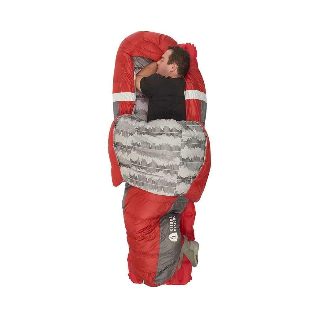Sierra Designs Camping Kit Backcountry Bed 650F 20°F Sleeping Bag