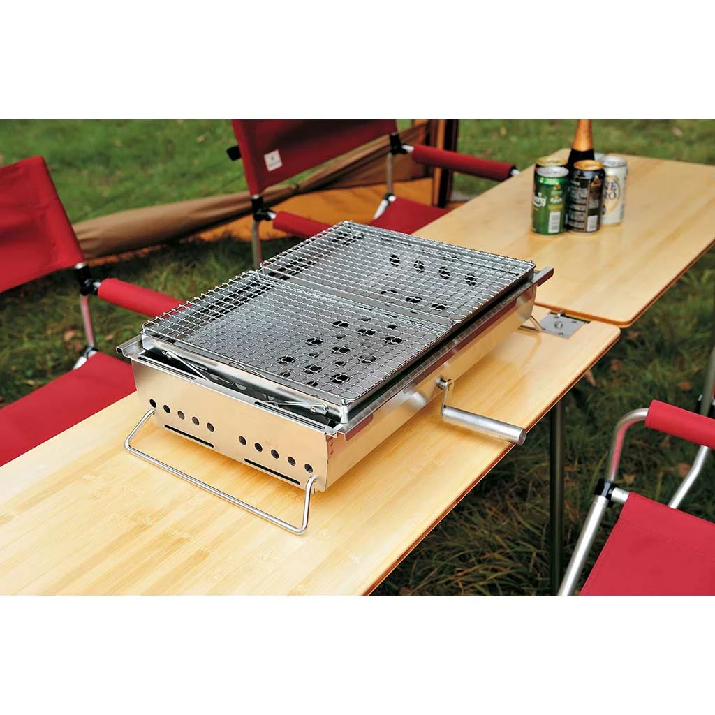 Snow Peak Camping Kit Double BBQ Box