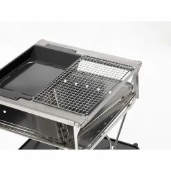 Snow Peak Grill Stainless Half Pro Camping Kit