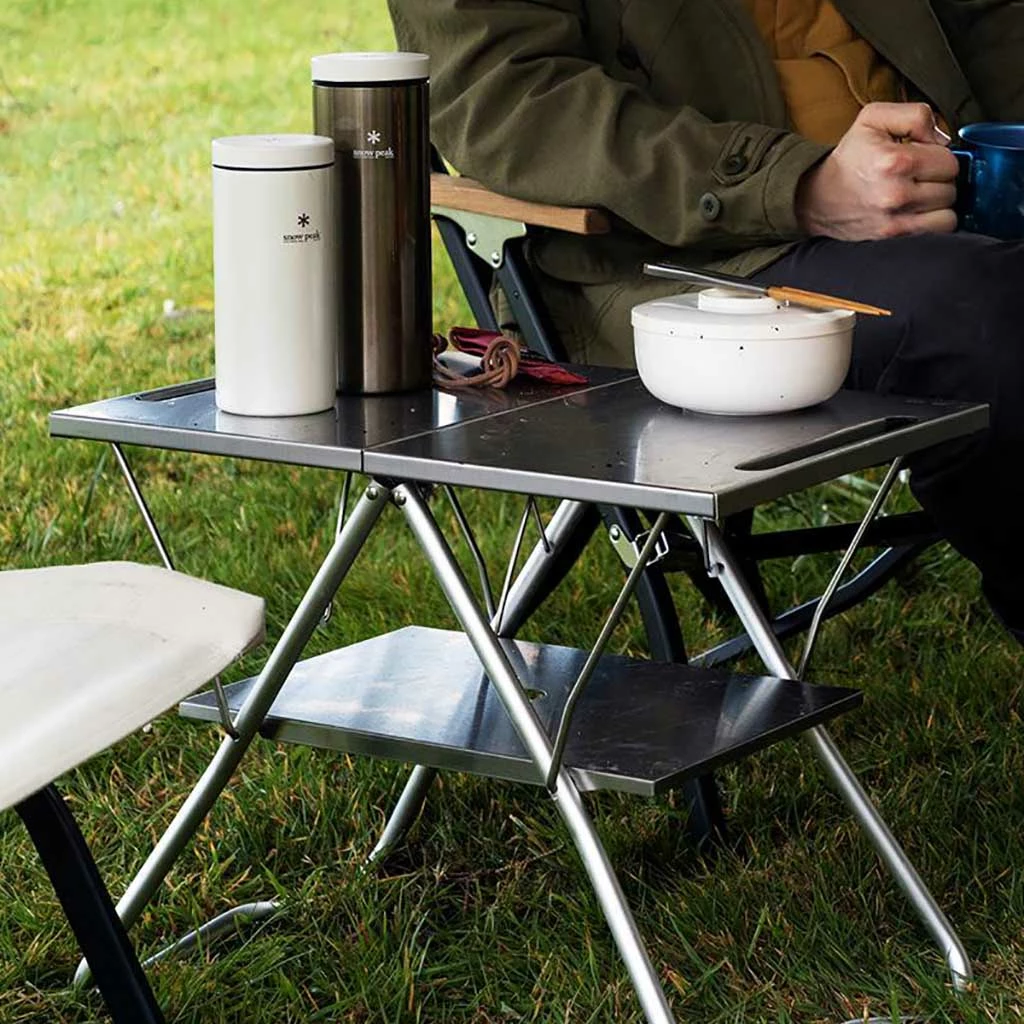 Snow Peak Camping Kit Stainless Steel My Table