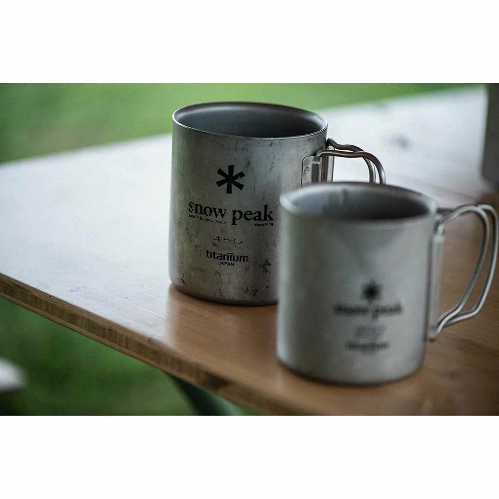 Snow Peak Camping Kit Titanium Double Wall Mug 450 Ml