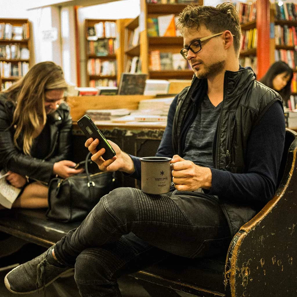 Snow Peak Camping Kit Titanium Double Wall Mug 450 Ml