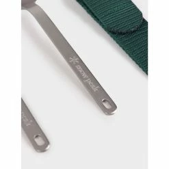 Snow Peak Camping Kit Titanium Fork & Spoon Set