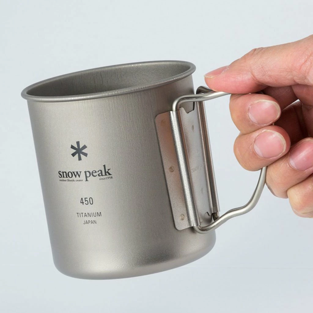 Snow Peak Titanium Single Mug 220 Ml Camping Kit
