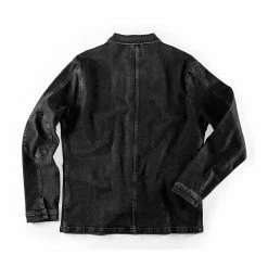 &SONS Black Denim Carver Jacket Clothing