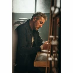 &SONS Black Denim Carver Jacket Clothing