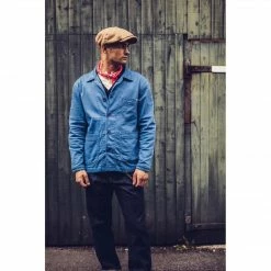 &SONS Blue Bolt Chore Jacket Clothing
