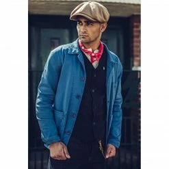 &SONS Blue Bolt Chore Jacket Clothing