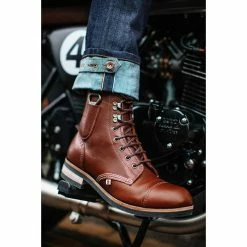 &SONS Brown Hudson Handmade Boots