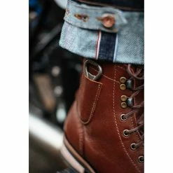 &SONS Brown Hudson Handmade Boots