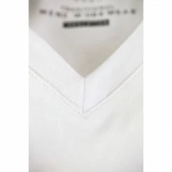 &SONS Classic White V-Neck T-Shirt Clothing