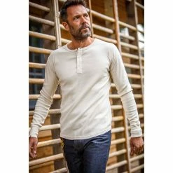 &SONS New Elder Henley Shirt Clothing