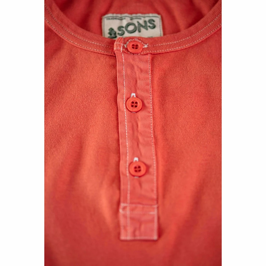 &SONS New Elder Henley Shirt Clothing