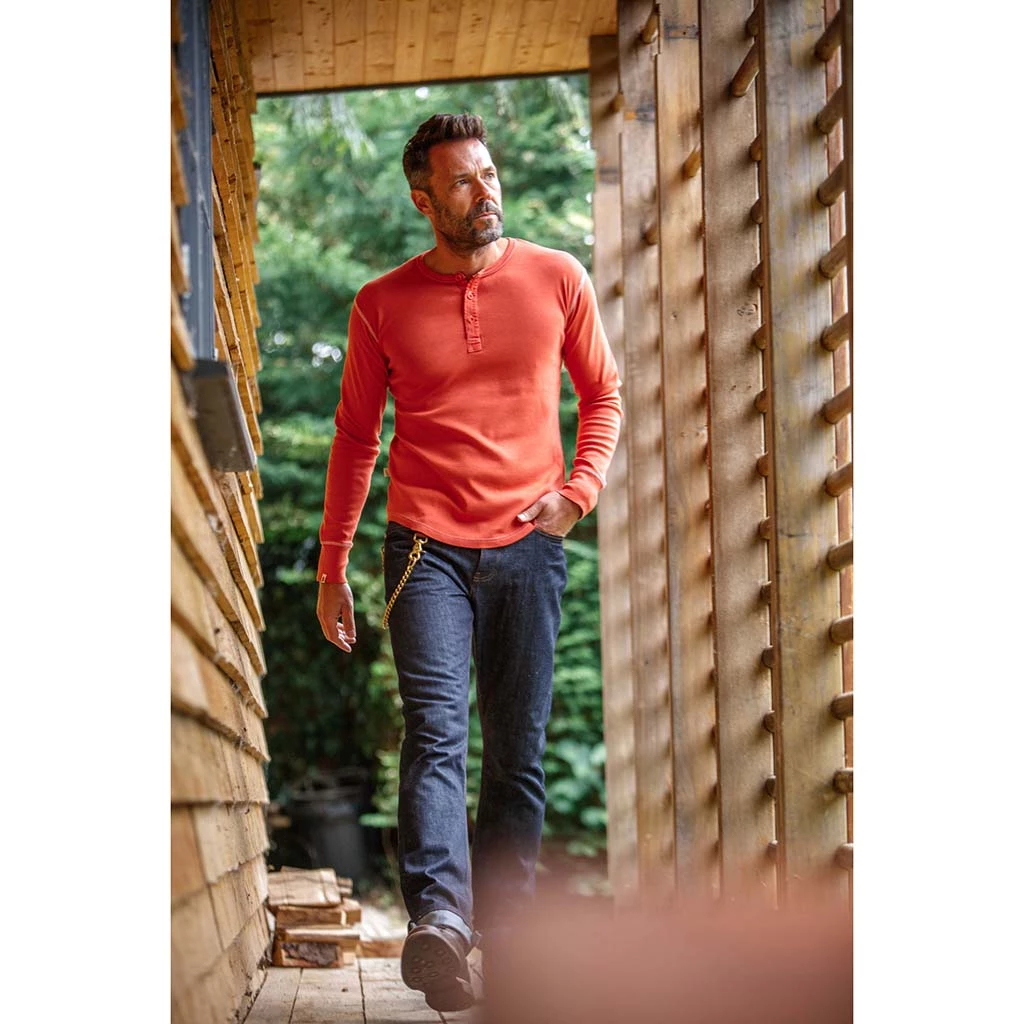 &SONS New Elder Henley Shirt Clothing