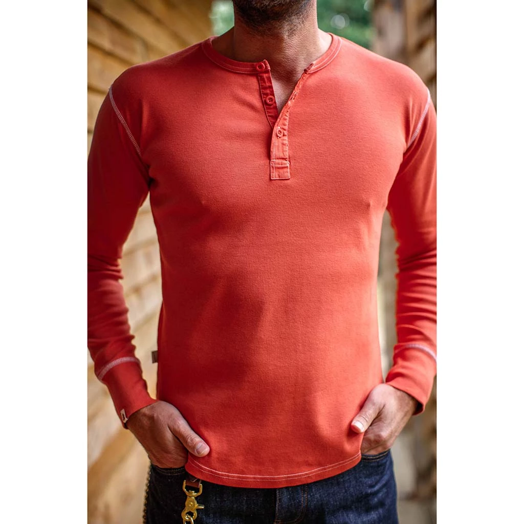 &SONS New Elder Henley Shirt Clothing