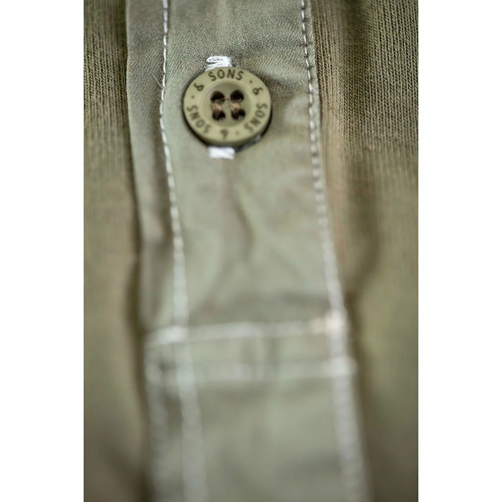 &SONS New Elder Henley Short Sleeve Shirt