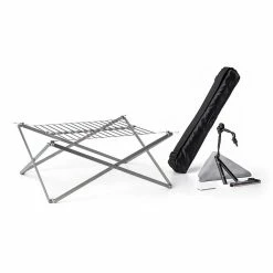 Wolf And Grizzly Camping Kit Grill With Fire Set